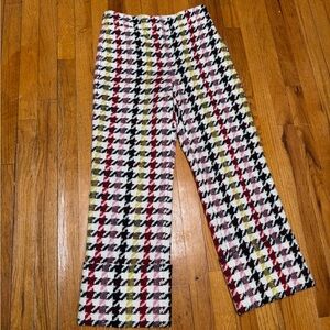 Colorful Houndstooth Pants